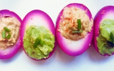 “Pretty In Pink” Deviled Eggs