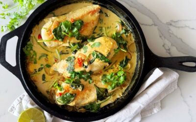 Whole30 Thai-Inspired Coconut Lime Chicken Skillet